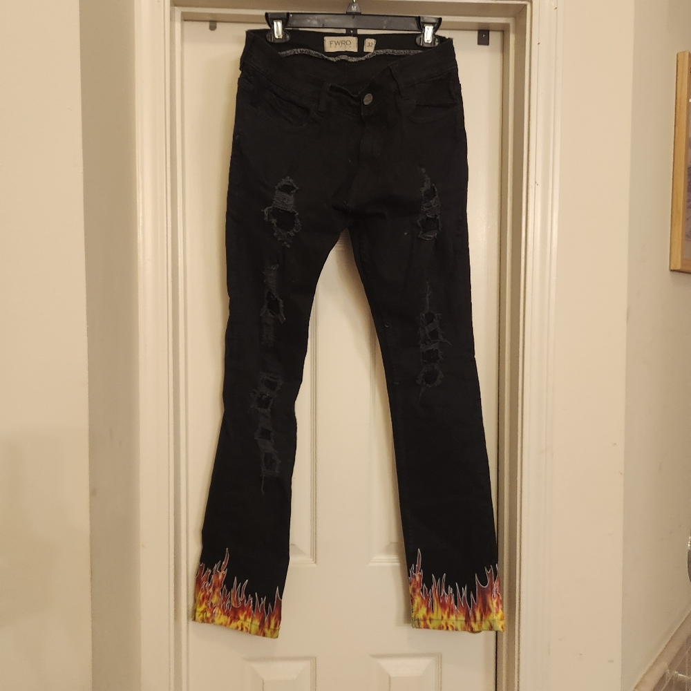 FWRD Distressed jeans 32 x 32